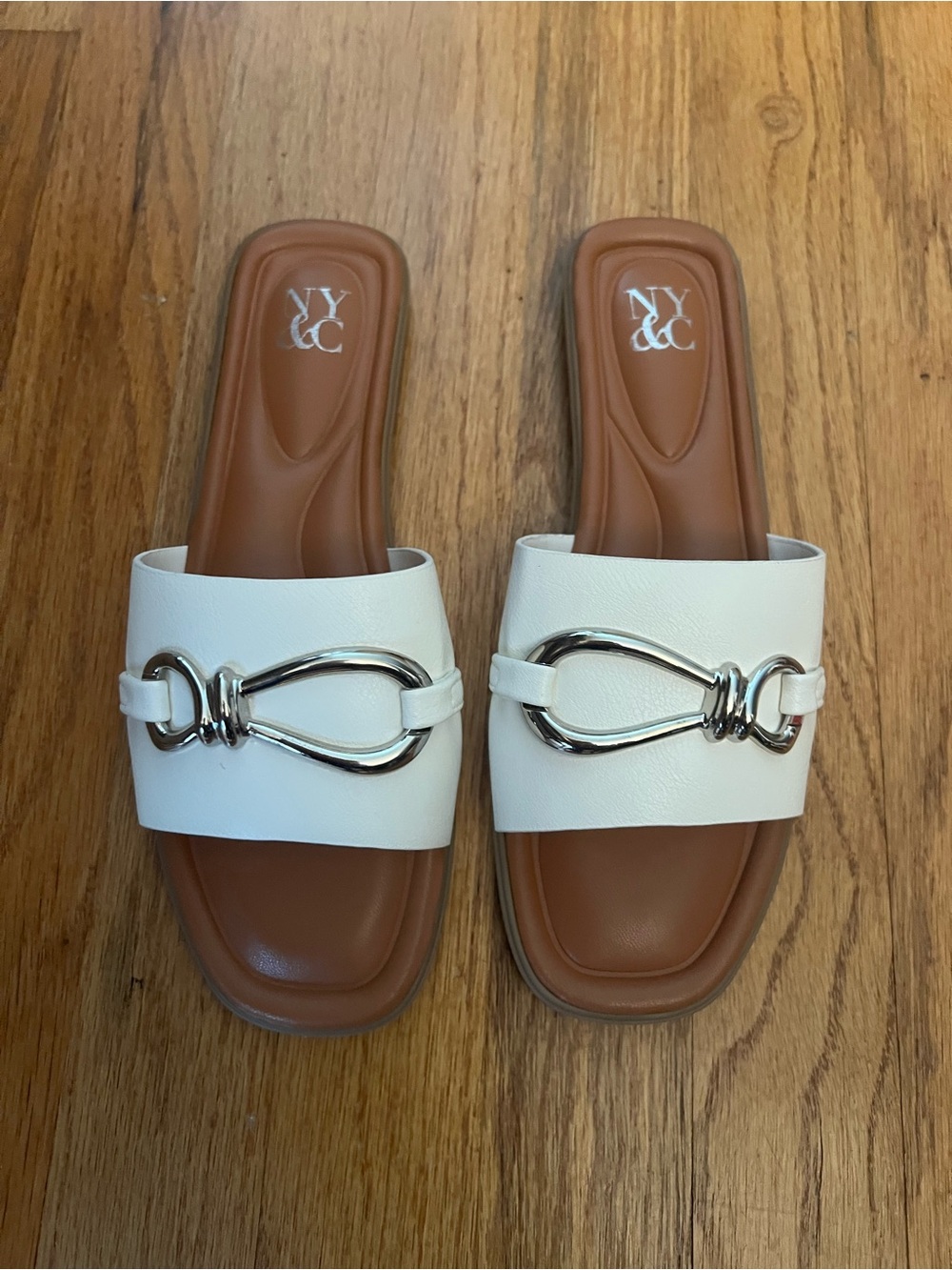 NY&C Rayla Bit Slide Sandal